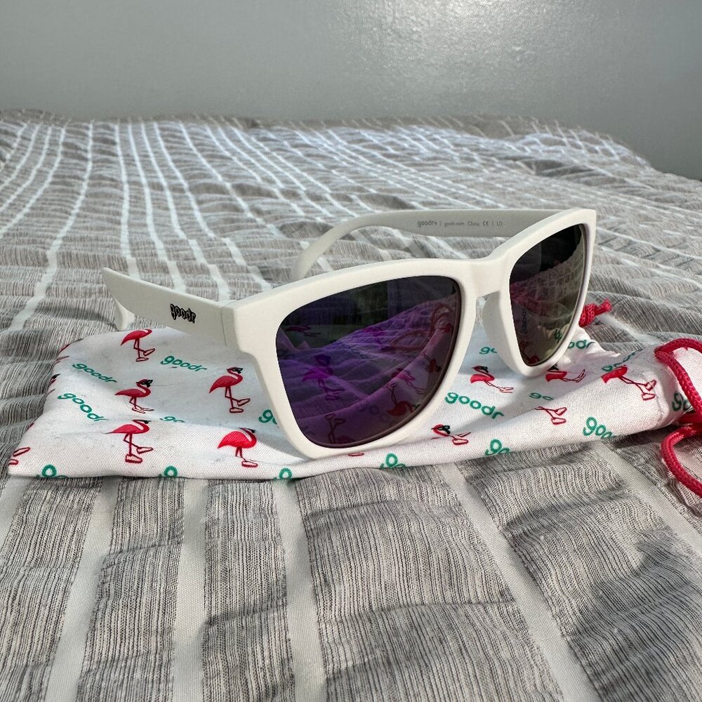 Goodr White/Purple/Blue Sunglasses